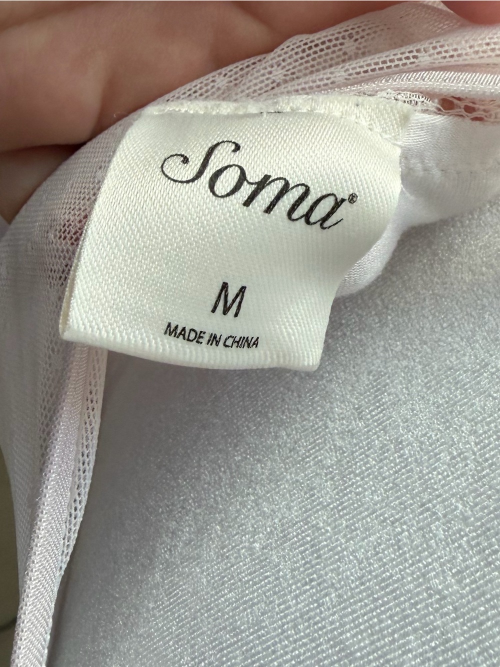 Soma Light Pink Nightgown or Slip Size Medium Soft and Comfy - Picture 5 of 5